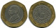 1/2 DINAR 1997 JORDANIA JORDAN BIMETALLIC Islámico Moneda #AR010.E - Jordan