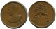 10 SANTEEM 1936-1944 ETHIOPIA Coin #AX568.U - Ethiopië