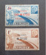 FRANCE COLONIE REUNION 1944 MARECHAL PETAIN SURCHARGES OEUVRES COLONIALES CAT YVERT N. 249/250 MNH - 1944 Maréchal Pétain, Surchargés – Œuvres Coloniales