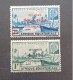 FRANCE COLONIE AFRIQUE EQUATORIALE 1944 MARECHAL PETAIN SURCHARGES OEUVRES COLONIALES CAT YVERT N. 195/196 MNH - 1944 Maréchal Pétain, Surchargés – Œuvres Coloniales