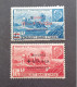 FRANCE COLONIE INDE 1944 MARECHAL PETAIN SURCHARGES OEUVRES COLONIALES CAT YVERT N.231/232 MNH - 1944 Maréchal Pétain, Surchargés – Œuvres Coloniales