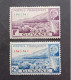 FRANCE COLONIE ININI GUYANE 1944 MARECHAL PETAIN SURCHARGES OEUVRES COLONIALES CAT YVERT N.58/57 MNH - 1944 Maréchal Pétain, Surchargés – Œuvres Coloniales
