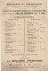 Solidarité Et Prévoyance Des Chemins De Fer Du Nord Et De L'Etat/ CONCERT/ Grillons Rouennais/1935        TRA67 - Spoorweg