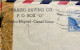 CANAL ZONCANAL ZONE 1943, CENSOR, ADVERTISING COVER, PARAISO PAVING CO, USED TO USA, PEDRO MIGUEL CITY, DUPLEX & WAVY CA - Kanalzone