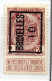 Préo Typo  BRUXELLES 10 - Sobreimpresos 1906-12 (Armarios)