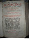GRAND LIVRE 1663 MARTINI BONACINAE MEDIOLANENSIS SACRAE THEOLOGIE 1 Volume TOME 2 ET 3 SUMPTIBUS LAVRENTII ANISSON - Before 18th Century