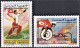 2002 -Tunisie/Y&T1465-1466 Championnat Du Monde D'Athlètisme Handisport-série Complète  2V- MNH*** + Prospectus - Handisport