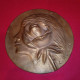 MEDAGLIONE IN BRONZO INCORNICIATO ARTISTA C. PULEO- CIRCOLARE 17X17 CENTIMETRI - Hedendaagse Kunst