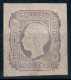 PORTUGAL 1862 IMAGE KING LOUIS I WITH FACE TO THE LEFT 100 REIS - NEW MLH * MICHEL 16 - UNIFICATO 17 - Nuevos