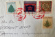 CANADA 2008, COVER USED TO USA, CHRISTMAS, TREE, PLANT, FLOWER, BED RUG, ART, EMBROIDERY, 4 DIFF STAMP, ST. ALBERT CITY - Storia Postale