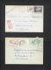 Perforé - Lochung - Perfins - Fonds Des Handicapés - Rijksfonds Minder Validen - FH-RHV + Datum - 6 Brieven. LOT 173 - 1951-..