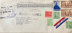 CUBA 1958, COVER USED TO USA, BANCO GONZALEZ HERMANOS, 1956 BENZAMIN FRANKLIN, JOSE MARTI, ANTI T.B. STAMP, LAWRENCE CIT - Lettres & Documents