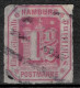 German States Hamburg 1866 1½ Schilling  Used Stamp - Hamburg