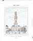 Belgique, "Carte Porcelaine" Porseleinkaart, La Tour De Halles, 1843 Bruges, Delay De Muythere , Dim: 127 X 103 Mm - Porzellan