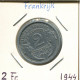 2 FRANCS 1944 FRANKREICH FRANCE Provisional Government #AM338.D - 2 Francs