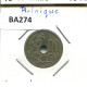 10 CENTIMES 1902 FRENCH Text BÉLGICA BELGIUM Moneda #BA274.E - 10 Centimes