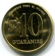 10 GUARANIES 1996 PARAGUAY UNC Münze #W11396.D - Paraguay