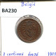 2 CENTIMES 1905 DUTCH Text BELGIQUE BELGIUM Pièce #BA230.F - 2 Cent