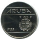 25 CENTS 1988 ARUBA Münze (From BU Mint Set) #AH069.D - Aruba