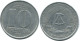 10 PFENNIG 1965 A DDR EAST ALEMANIA Moneda GERMANY #AE102.E - 10 Pfennig