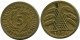 5 RENTENPFENNIG 1924 D ALLEMAGNE Pièce GERMANY #DB869.F - 5 Rentenpfennig & 5 Reichspfennig