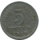 5 PFENNIG 1919 E ALLEMAGNE Pièce GERMANY #AE300.F - 5 Rentenpfennig & 5 Reichspfennig