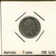 5 CENTS 1988 AUSTRALIE AUSTRALIA Pièce #AS239.F - 5 Cents