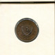 5 CENTS 1966 OUGANDA UGANDA Pièce #AR478.F - Oeganda