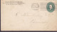United States Postal Stationery Ganzsache PRIVATE Print LANGLEY, BURR & Co BOSTON 1895 PHILADELPHIA (Arr.) - ...-1900