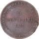 Monnaie, Italie, 5 Centesimi, 1859 - Toscana