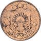 Monnaie, Lettonie, 2 Santimi, 1926 - Estland