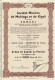 Titre De 1949 - Société Minière De MUHINGA Et DE KIGALI - SOMUKI - Sté Congolaise Par Actions à Responsabilité Limitée - Afrique