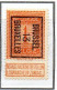 Préo Typo  BRUXELLES 13 - Typo Precancels 1912-14 (Lion)