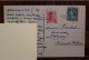 1926 Cpa Principauté De Monaco Monte Carlo Timbres Mixte Cover Pour Fouras - Lettres & Documents