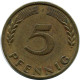 5 PFENNIG 1950 J WEST & UNIFIED GERMANY Coin #DB897.U - 5 Pfennig