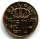 50 CENTIMES 1998 Französisch Text BELGIEN BELGIUM Münze UNC #W11435.D - 50 Cent