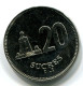 20 SUCRE 1991 ECUADOR UNC Moneda #W11023.E - Equateur