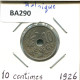 10 CENTIMES 1926 FRENCH Text BELGIQUE BELGIUM Pièce #BA290.F - 10 Cents