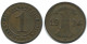 1 REICHSPFENNIG 1924 G ALEMANIA Moneda GERMANY #AE211.E - 1 Renten- & 1 Reichspfennig