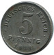 5 PFENNIG 1921 D ALEMANIA Moneda GERMANY #DB866.E - 5 Rentenpfennig & 5 Reichspfennig