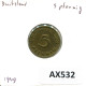 5 PFENNIG 1949 F BRD DEUTSCHLAND Münze GERMANY #AX532.D - 5 Pfennig