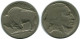 5 CENTS 1913-1938 USA Coin #AR261.U - 2, 3 & 20 Cents