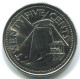 25 CENTS 2008 BARBADOS Münze #WW1160.D - Barbados