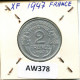 2 FRANCS 1947 FRANCE Coin #AW378 - 2 Francs