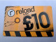 GIBRALTAR  PREPAID 10 POUND/ RELOAD BY GIB TELECOM   /    /  USED  CARD   **13289 ** - Gibraltar