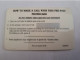 GREAT BRITAIN   20 UNITS   / EURO COINS/ BILJET 20  EURO    (date 03/ 98)  PREPAID CARD / MINT      **13309** - Verzamelingen