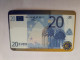 GREAT BRITAIN   20 UNITS   / EURO COINS/ BILJET 20  EURO    (date 09/98)  PREPAID CARD / MINT      **13311** - Collezioni