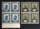 1942 - Albania - Native Costumes - 1 - 2 Q - 8 Stamps - New - - Albania