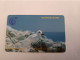 ASCENSION ISLAND   10 Pound BOOBY WHITE STERN/ BIRD   1CASC   USED  Old  Logo C&W **13325** - Isole Ascensione