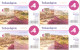 Greece-Adrian's Library Puzzle Set Of 4 Cards ,tirage 50.000, 2019,used - Griechenland